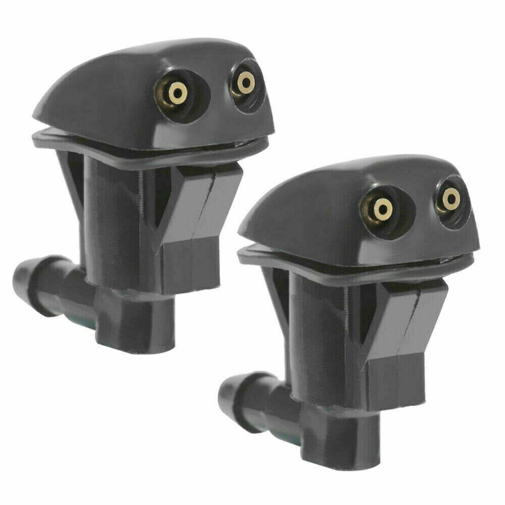 2X Front Wiper Sprayer Windshield Washer Nozzle For Ford For Focus For Edge 9558633012873