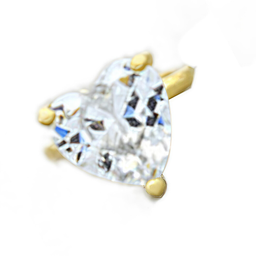 1Pc Beautiful Newborns Heart Shaped Rhinestoned Rings Baby Photography Rings Studio Props Memorable Souvenir For Growth 9558633014396