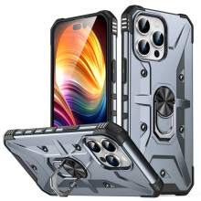 Case for compatible with iPhone 11 Pro Military Grade Shockproof Magnetic Attachment with Stand Case Cover,Grey,For compatible with iPhone 11Pro