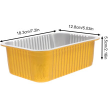 25-Pack Aluminum Catering Trays 750ml Deep Disposable Steam Table Pans | Takeout Chafing Bakeware For Baking Roasting Oven Safe