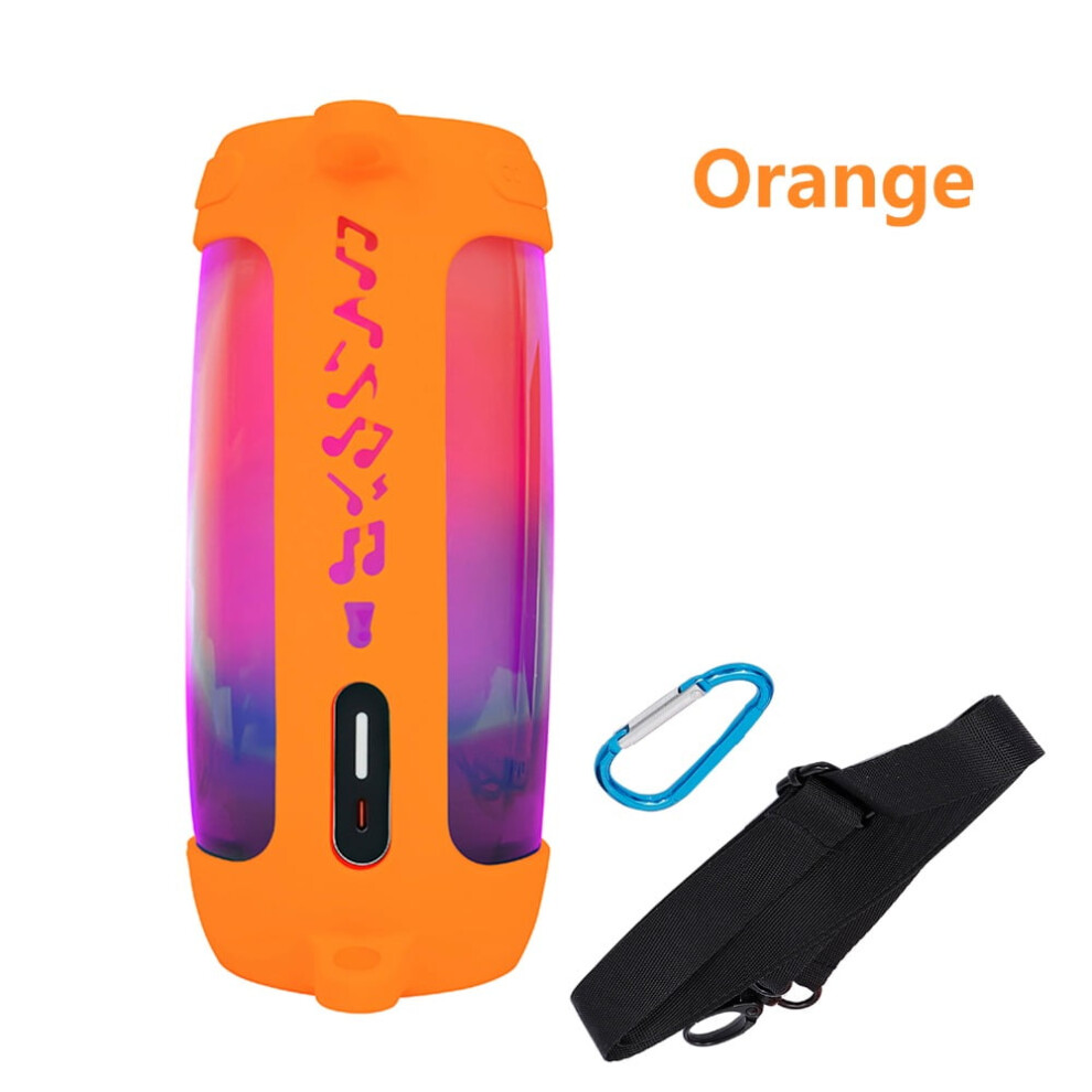 Protective Silicone Sleeve With Belt & Carabiner For Jbl Pulse 4 Â Weight, Wearable, Ultra- Case Light 9558633013719