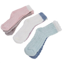 6 Pairs Winter Warm Fuzzy Socks Assorted Color for Family Members