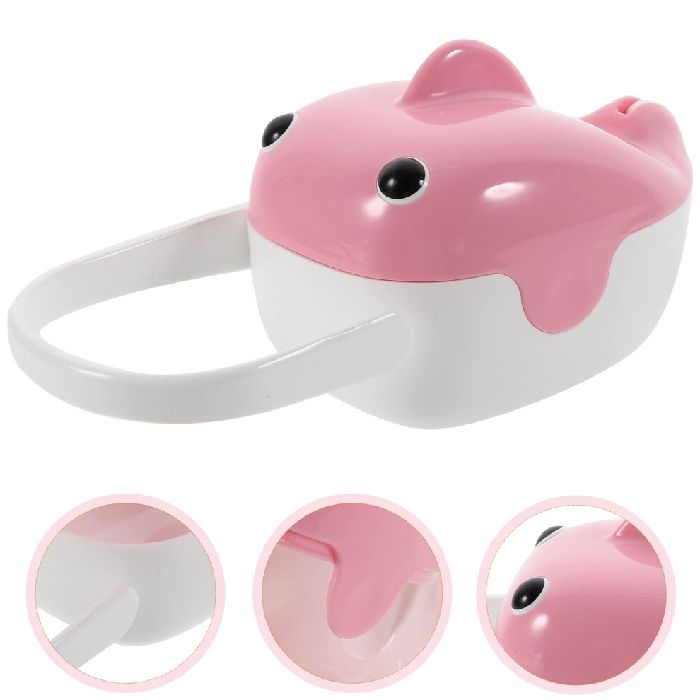 Pacifier Storage Case Dustproof Portable Pink PP 1 Set