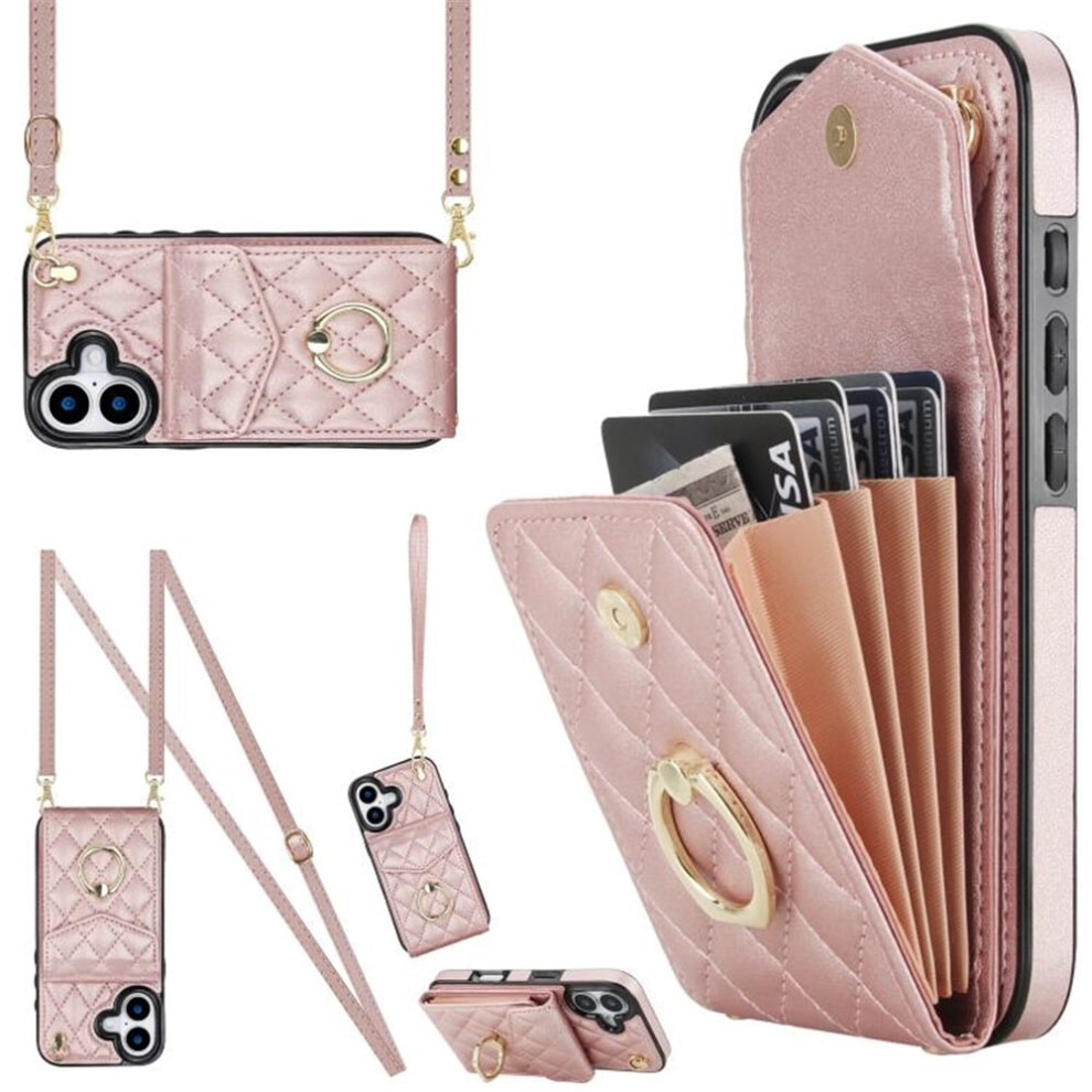 Iphone 16 Plus Pu Leather Wallet Case With Rfid Shielding, 9336866144307