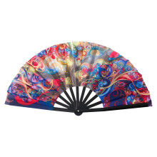 Large Folding Rave Fan, Popping & Clap Fan for Line Dancing, Portable Clacking Fan for Boots on the Ground, Party & Festival – Compatible with All