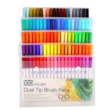 36/48/60/72/100 Colors Double Ends Brush Pen Set Watercolor Pen Felt Tip Pen Watercolour Markers