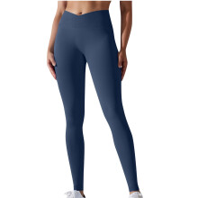 Yoga-legging met hoge taille voor dames, effen kleur, sportieve Nine Cent broek, olijfgroen