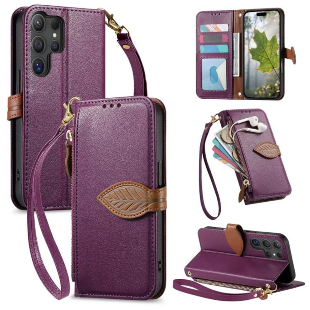 Leather Flip Wallet Case For Samsung Galaxy S24 Ultra 5G 941196972255