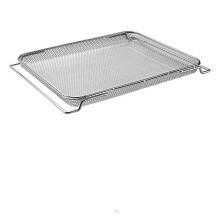Grille de rechange robuste en acier inoxydable pour barbecue, compatible avec les mini-barbecues ronds d'extérieur/d'intérieur, les barbecues de