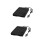 ETEREAUTY Laptop External Diskette Drive Portable USB 2.0 Floppy Disk Black for Reading Data 2Pcs 1