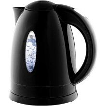 1.7L Electric Kettle with Auto Shut-Off, Boil-Dry Protection, Water Level Gauge, BPA-Free, Removable Filter – Black KP72B
