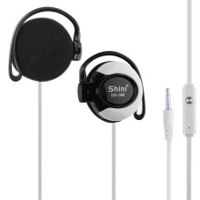 SHINI SN-360 Ear Hook Headsets 3.5mm Wired Stereo Earphone Game Sports Headphone with Mic for Phone Headset