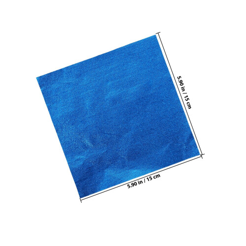 100Pcs Blue Aluminum Foil Chocolate Wrappers Candy Packaging 1