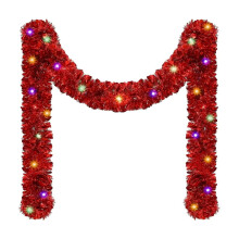 Weihnachts-Lametta-Girlande, batteriebetrieben, 5 Meter