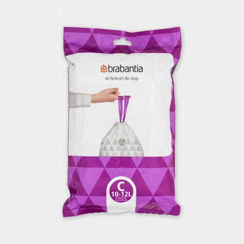 Brabantia Brabantia Bin Liner C, 10-12 L - 40 Bags 1