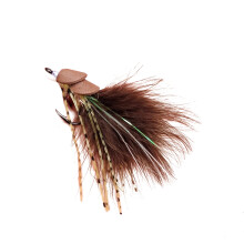 1/3pcs Streamers Fly for Trout Steel Jigs Hook Foam Head Fishing Fly Floating Lure Fishing Accessories