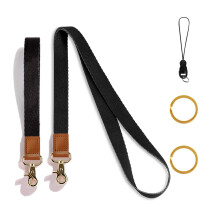 2Pack Wristlet Strap for Key and Long Neck Lanyards, Hand Wrist Lanyard Key Chain Holder, Long Neck Teacher