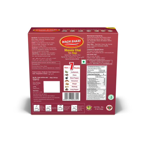 Wagh Bakri Masala Tea Bags 100 2