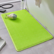 Tapis de bain antidérapant en PVC 66 x 33 cm avec ventouses, surface de massage antidérapante pour baignoire/douche – Facile à nettoyer,