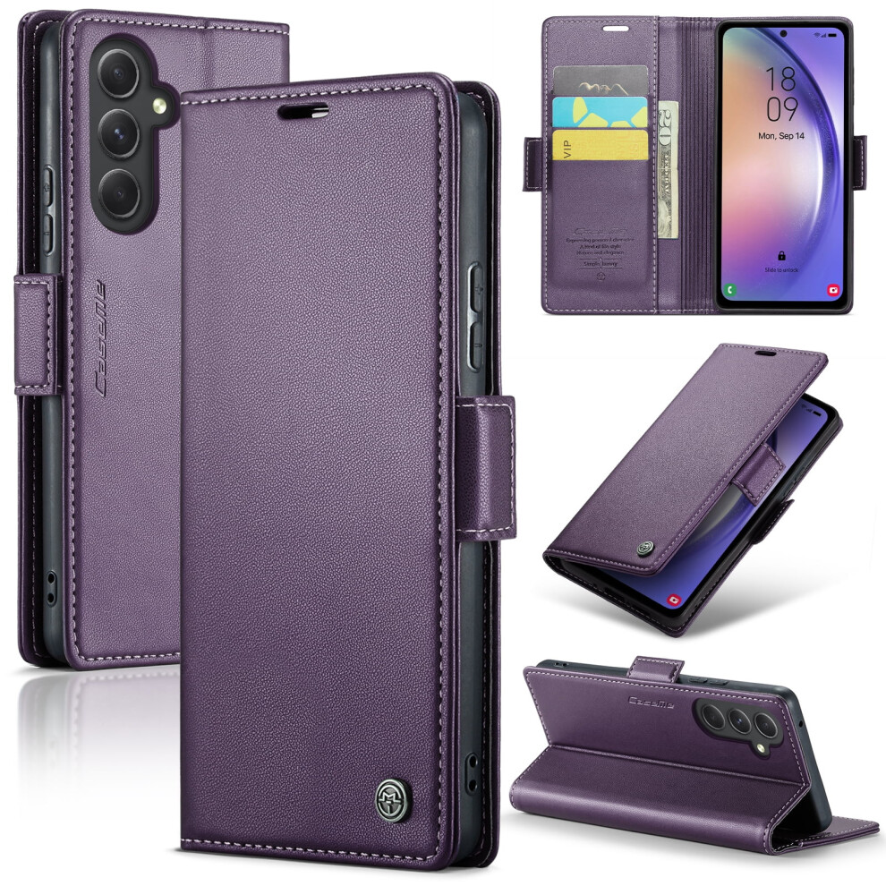 Caseme Leather Wallet Case For Samsung Galaxy A54 5G Â 9130661377935