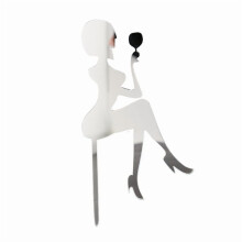 Akryl cupcake-plukker - High Lady Design