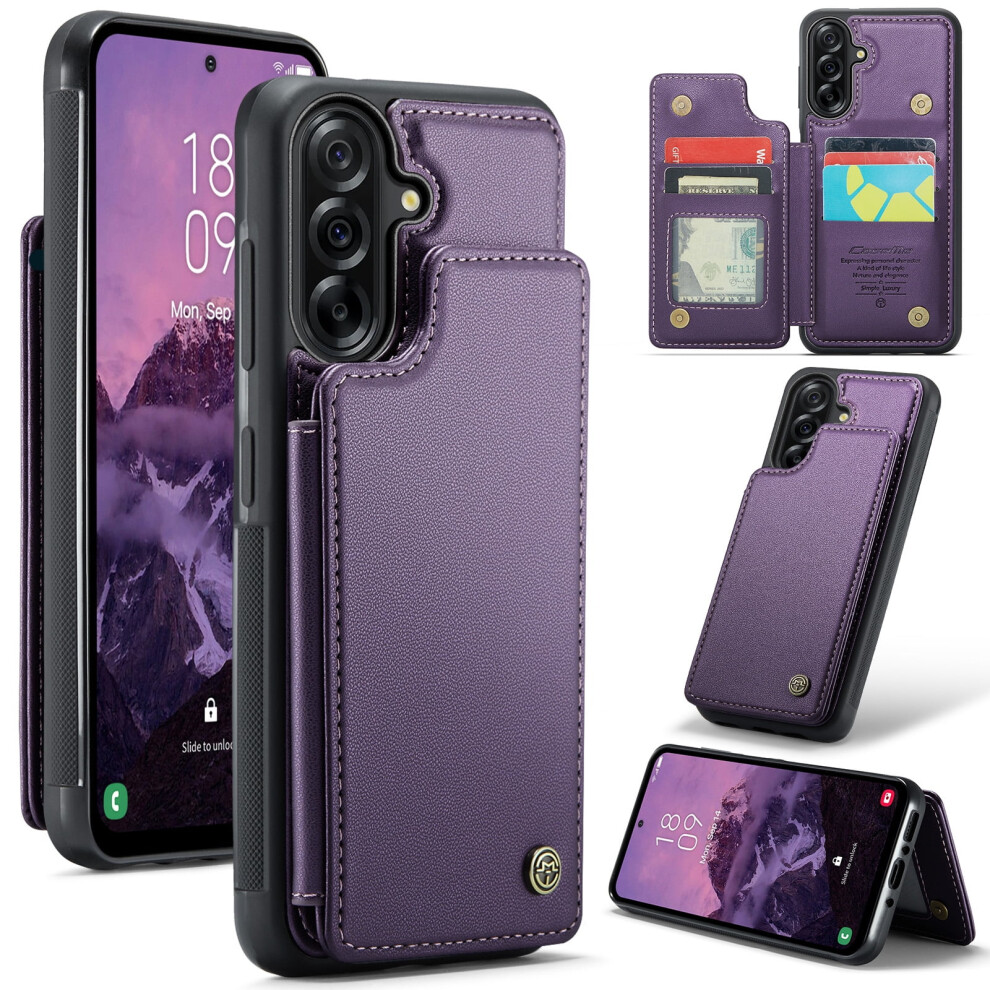 Caseme Leather Wallet Case For Compatible With Samsung Galaxy A56 5G Â Rfid Blocking, Magnetic Clasp, Kickstand, Shockproof 9152228501492
