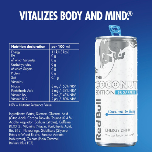 Red Bull Red Bull SF Coconut Edition 250ml 4pk 1