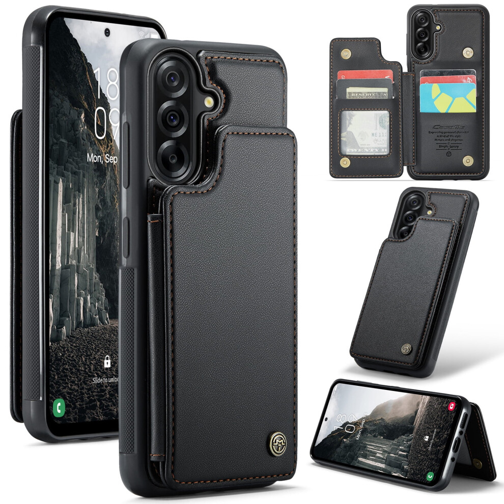 Caseme Leather Wallet Case For Compatible With Samsung Galaxy A56 5G Â Rfid Blocking, Magnetic Clasp, Kickstand, Shockproof 9152228501867
