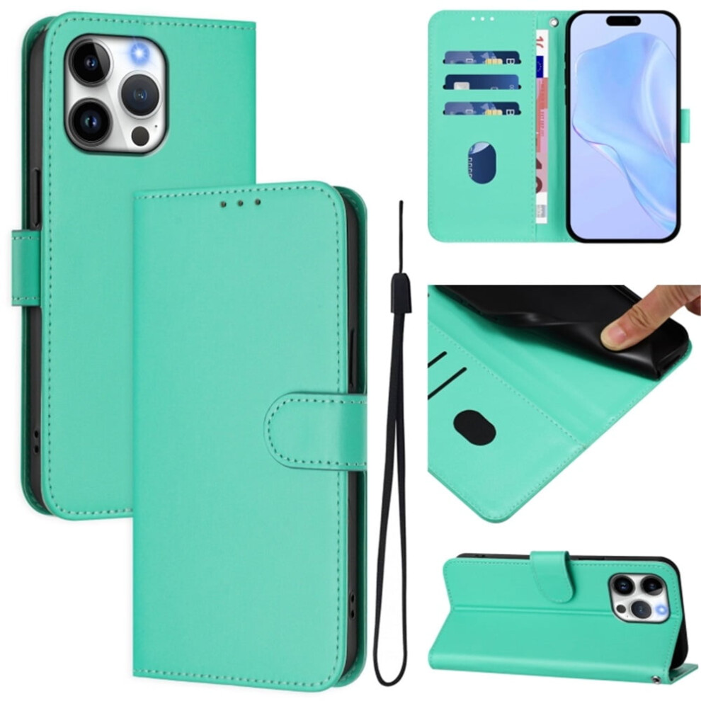 Pu Leather Wallet Case For Iphone 13 Pro Max Green 9170372628117