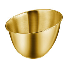 Stainless Steel Vegetable Salad Bucket Large Capacity Tableware Slanted Lettuces Serving Bowl Kitchen Cooking Gadget