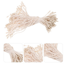 Pretyzoom 1000Set Round Cloth Strings Cotton Tag Rope for Gift Cards Fastening in Retail