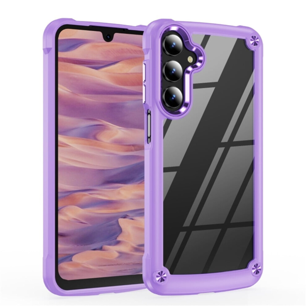 Compatible With Samsung Galaxy A16 5G 6.7" Airbag Case Â Shock-Absorbing, Electroplated Lens Protection, Hard Clear Back 9130661897792