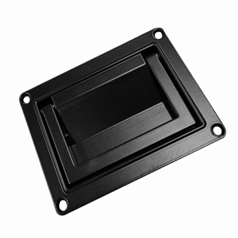 Black Recessed Pull Handle Zinc Alloy Panel Folding Handle Box Concealed Handle Corrosion Resistant Hardware 9130661897631