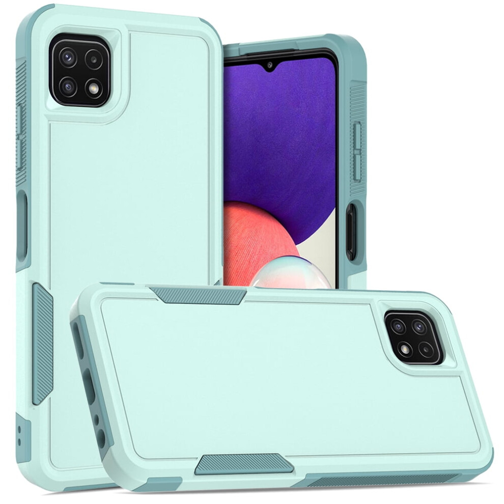 Defender Case For Compatible With Samsung Galaxy A22 5G Â Heavy Duty 1-In-1 Rugged, Dustproof, Shockproof, Non-Slip Cover, Light Green 9130661900850