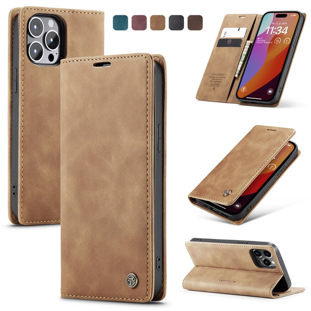 Caseme Leather Flip Wallet Case For Iphone 15 Pro Â 9170372629275