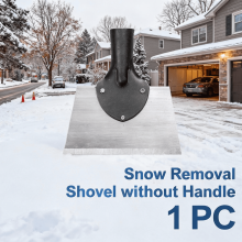 Snow Removal Shovel, Alloy Steel Manganese Blade for Heavy-Duty Snow Removal,Compact and Lightweight for Easy Storage and Transport