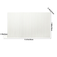 Insulated Table Mat for Kitchen and Dining, White