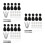 6Sets Plastic Rv Window Blind Repair Kit Assorted Color Replacement 6