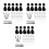 6Sets Plastic Rv Window Blind Repair Kit Assorted Color Replacement 7