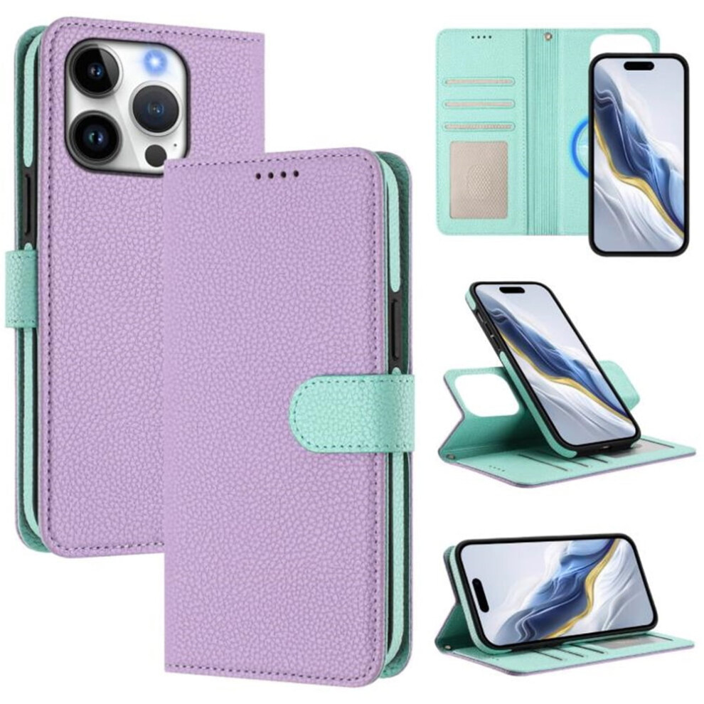 Rfid Blocking Detachable Bicolor Wallet Case For Iphone 11 9180435660336
