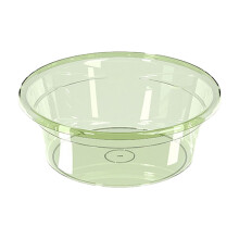 Clear Portable Washbasin Round Soaking Tub 1 pc