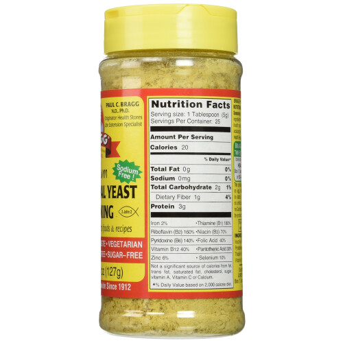 Bragg's Nutritional Yeast 4.5oz 2 Pack 1
