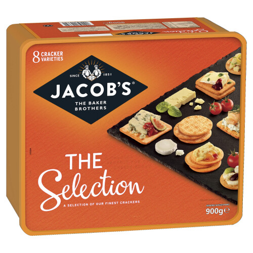 Jacob's Biscuits for Cheese Tub Crackers, 900g 2