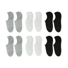 Bamboo Fiber Loafer Socks for Men and Women 6 Pairs