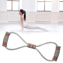 Abbildung 8 Fitness Widerstandsbands Grau, 12 mm TPE/NBR Zugseil