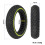Pneu sólido de 8,5 polegadas/ 8 1/2x2 com faixa fluorescente para patinete elétrico 8,5x2 1