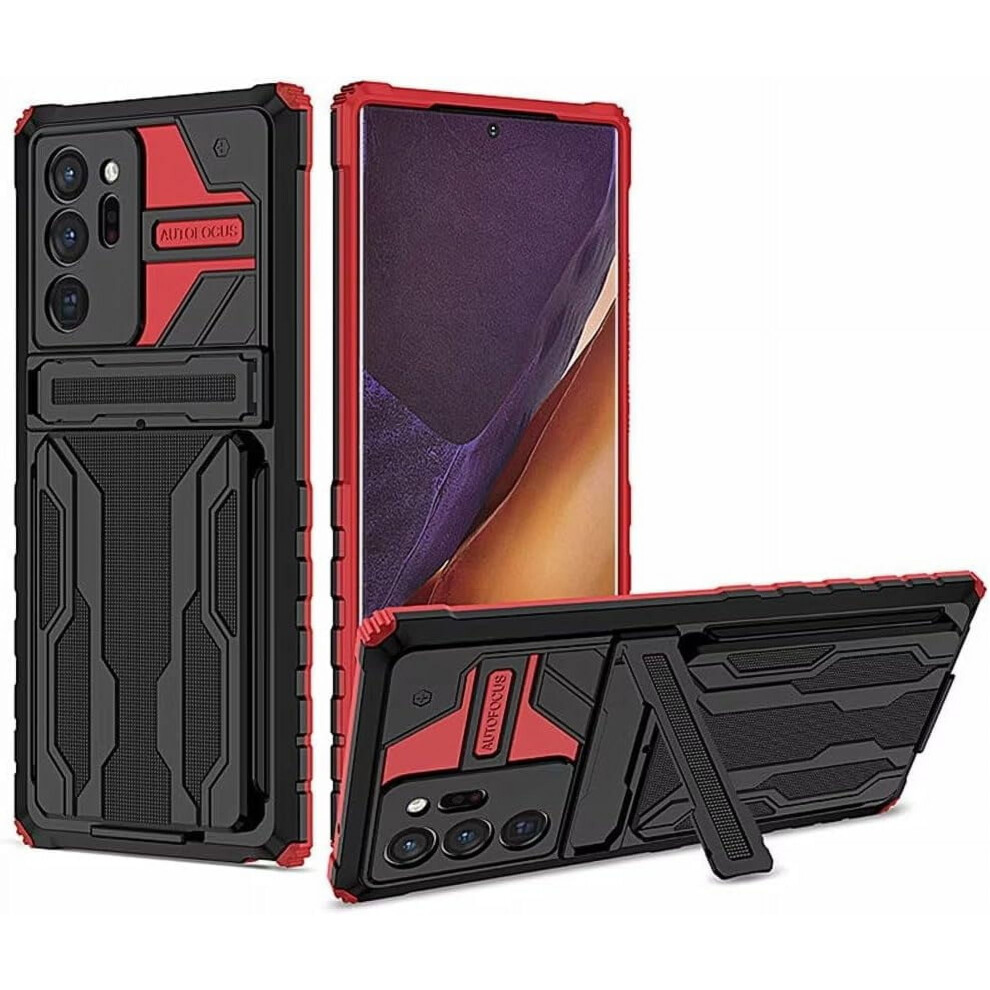 Military-Grade Dual-Layer Case For Galaxy Note 20 Ultra: Built-In Kickstand, Card Holder, Shockproof Â Compatible With Samsung Galaxy Note 20 Ultra 9405492236189