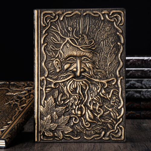 Τρισδιάστατο ανάγλυφο ημερολόγιο Tree Spirit σε Ευρωπαϊκό στυλ, μπρούντζος, 1 τεμάχιο