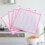 Absorbent Dishwashing Cloth Pink Cotton Polyester Mesh 1