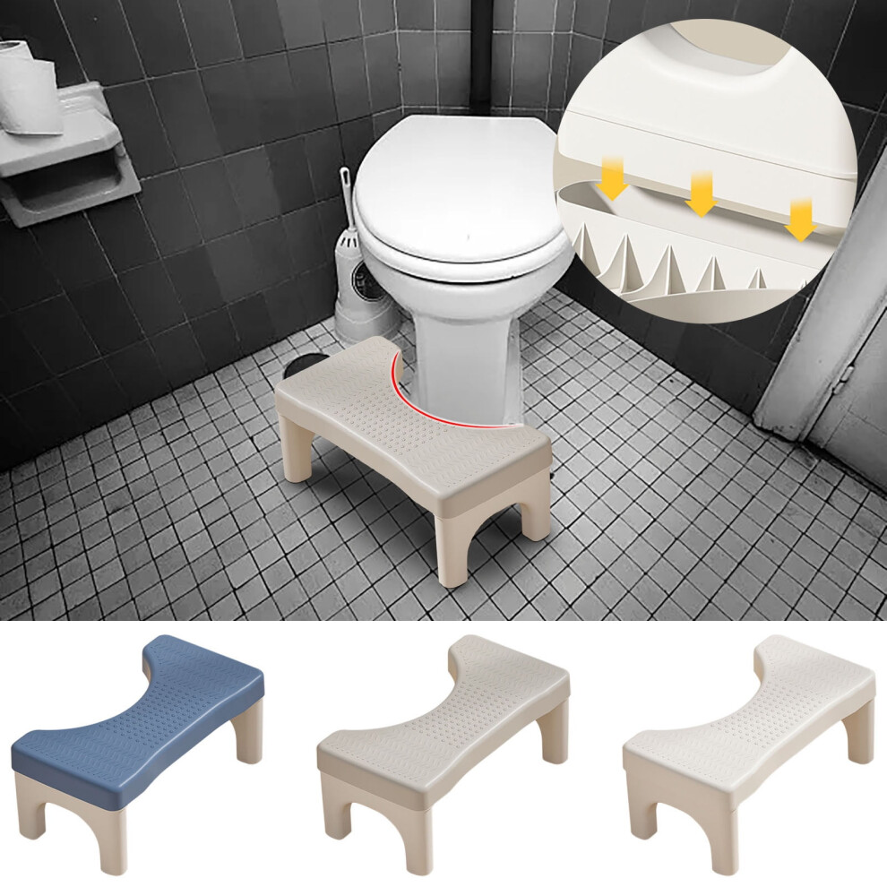 Toilet Stool Footrest â Squatting Booster for Comfortable & Hygienic Bathroom Use, Portable Toilet Aid (Compatible with Standard Toilets)